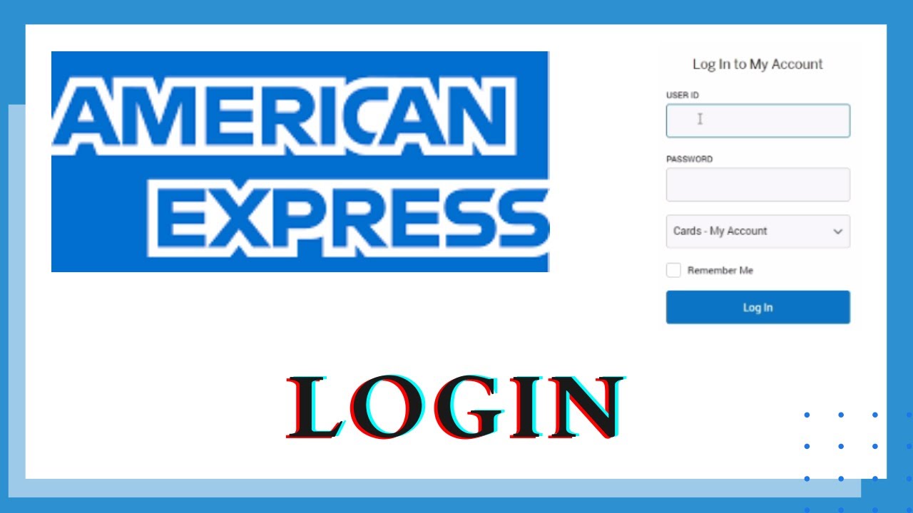 Top 37+ imagen american express login account